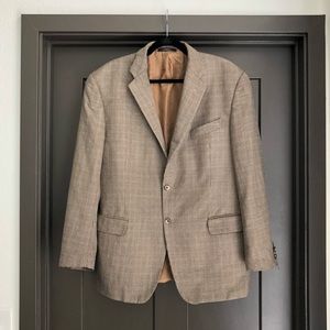 NORDSTROM | beige houndstooth blazer